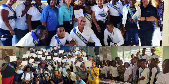Más de 800 personas alfabetizadas gracias a Alfalit International República Dominicana yCross International