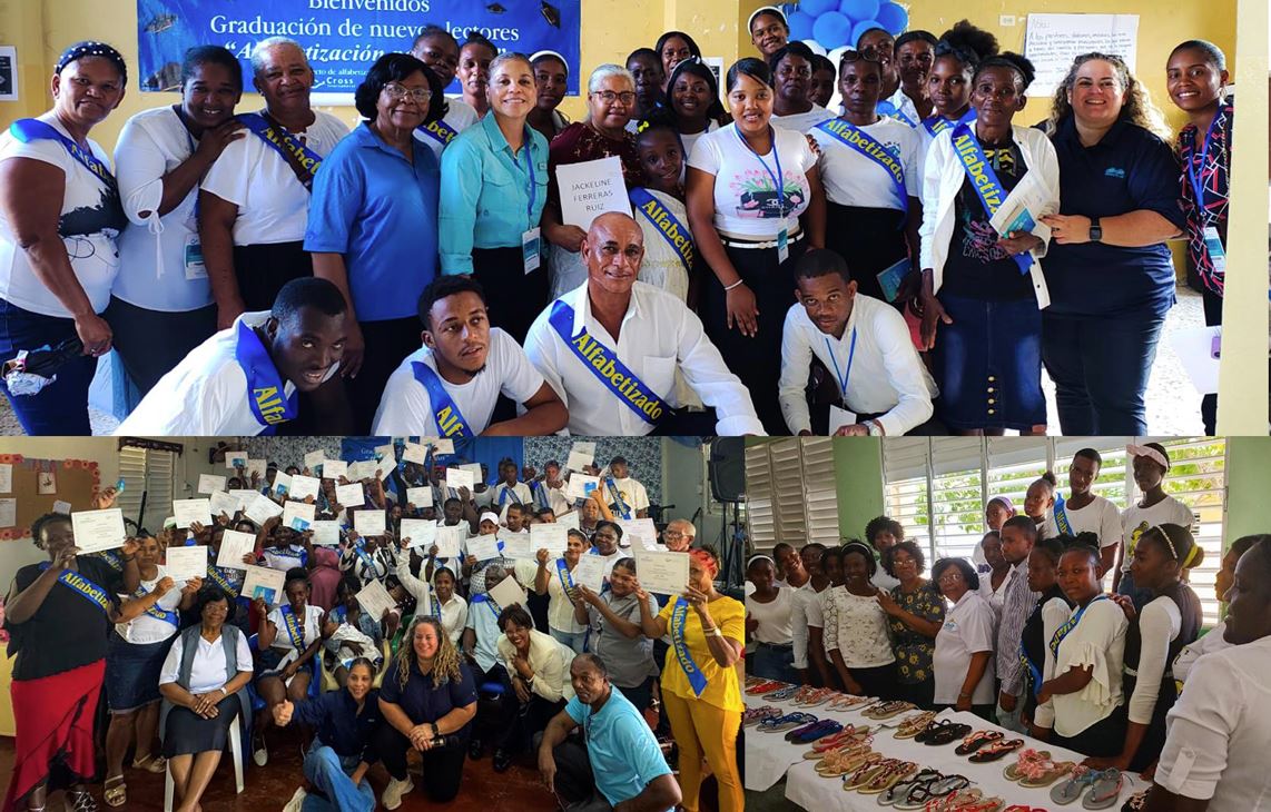 Más de 800 personas alfabetizadas gracias a Alfalit International República Dominicana yCross International